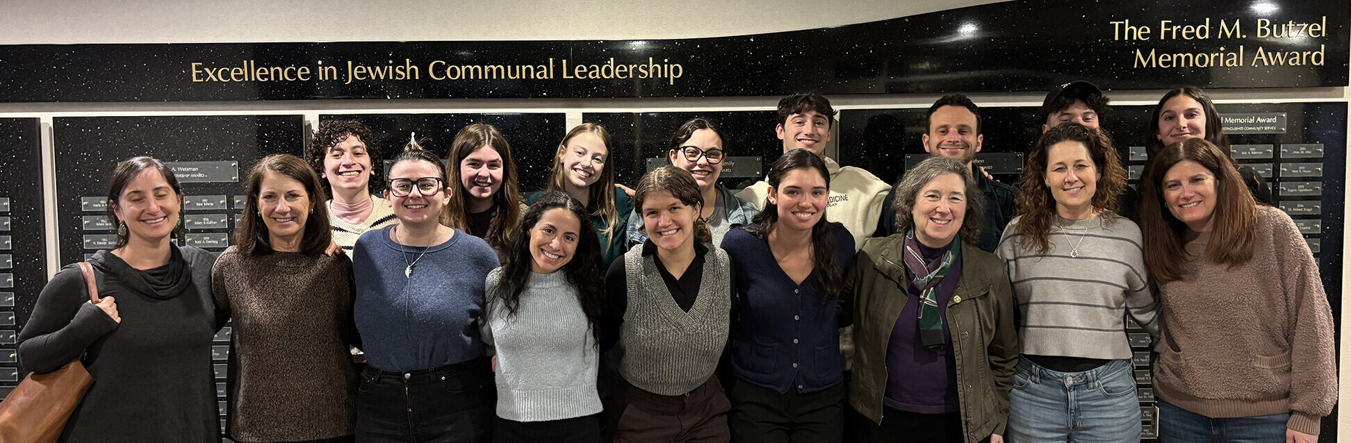 group photo of the Jewish Life and Antisemitism Initiative
